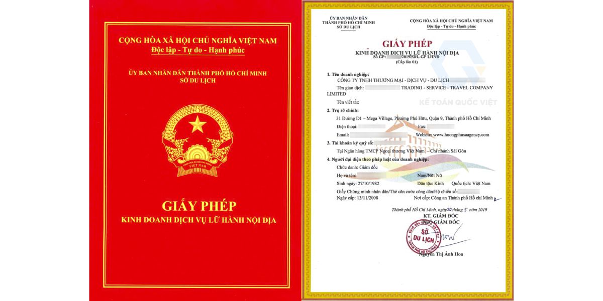 thủ tục thành lập công ty du lịch nội địa