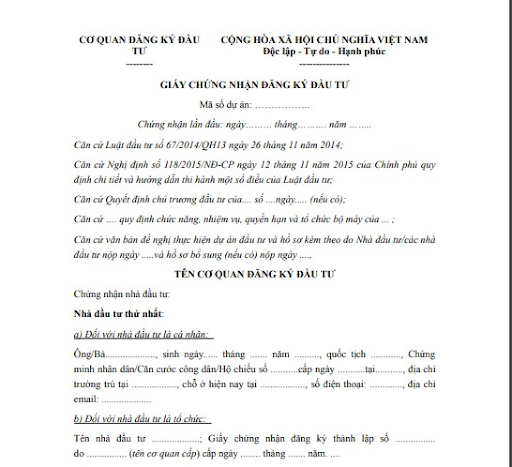 công ty xây dựng có vốn đầu tư nước ngoài