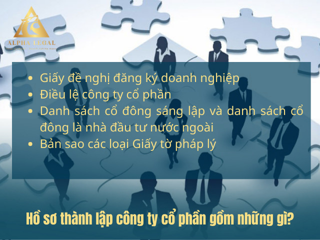 Hồ sơ đăng ký thành lập công ty cổ phần