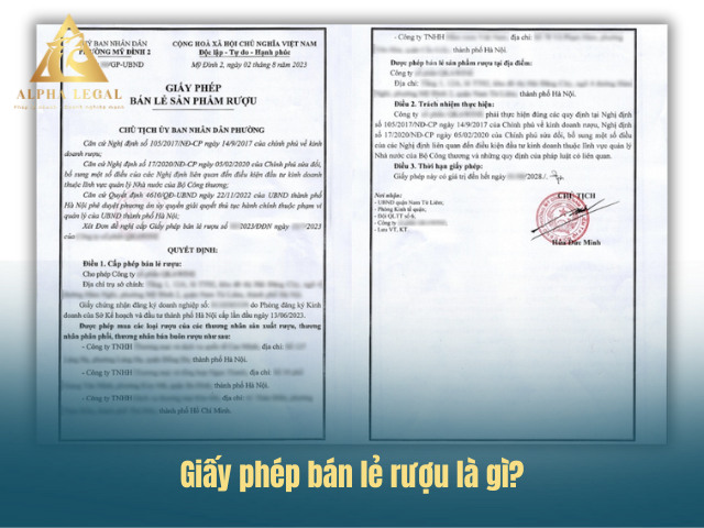 Mẫu giấy phép bán buôn rượu