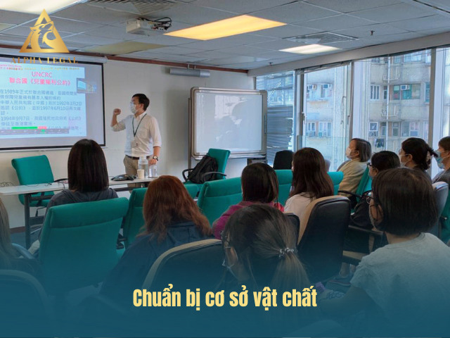 Đảm bảo cơ sở vật chất như hồ sơ đã kê khai