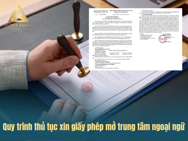 Thủ tục xin giấy phép hoạt động trung tâm ngoại ngữ