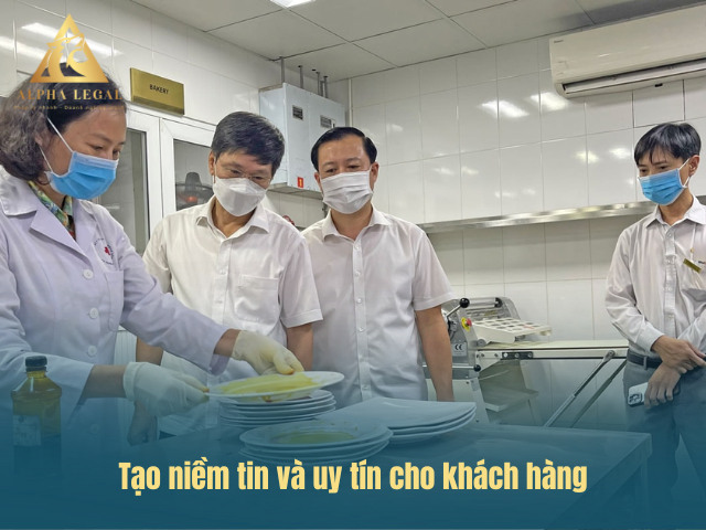 Giấy phép VSATTP tạo niềm tin và uy tín với đối tác, khách hàng