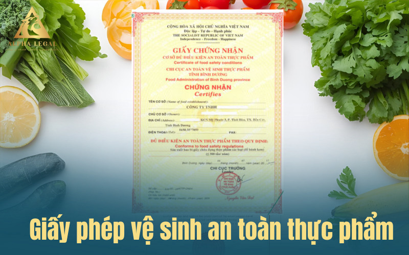 Giấy phép vệ sinh an toàn thực phẩm: điều kiện, thủ tục, hồ sơ