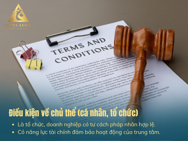 Điều kiện về chủ thể khi mở trung tâm ngoại ngữ