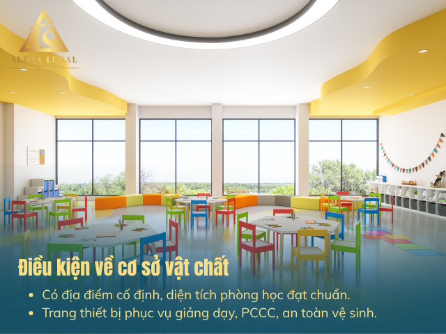 Điều kiện cơ sở vật chất khi mở trung tâm ngoại ngữ