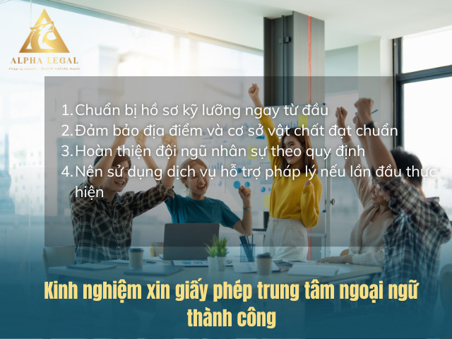 Kinh nghiệm giúp quá trình xin giấy phép diễn ra thuận lợi