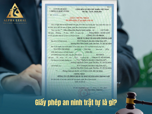 Mẫu giấy chứng nhận đủ điều kiện về an ninh, trật tự