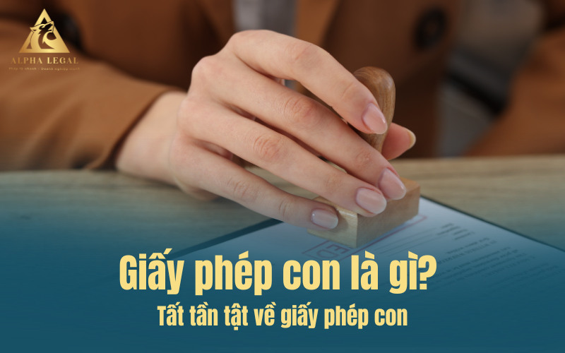 Giấy phép con là gì? Tất tần tật về giấy phép con