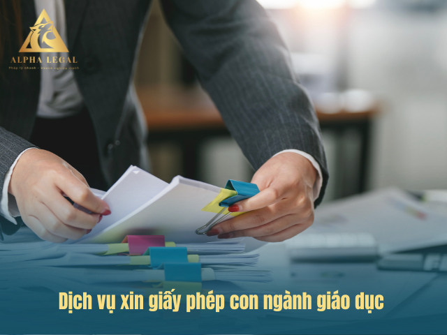 Dịch vụ giấy phép con ngành giáo dục trọn gói