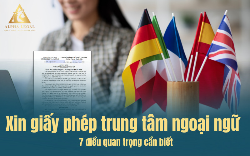 Dịch vụ xin giấy phép cho trung tâm ngoại ngữ