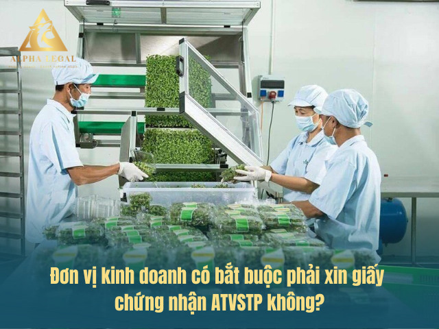 Có bắt buộc xin giấy phép an toàn vệ sinh thực phẩm