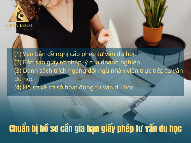 Soạn hồ sơ gia hạn giấy phép tư vấn du học