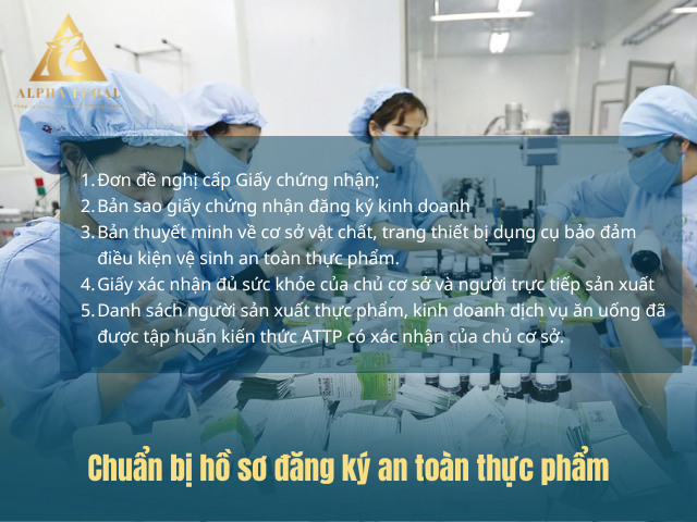 Hồ sơ đăng ký vệ sinh an toàn thực phẩm gồm những gì