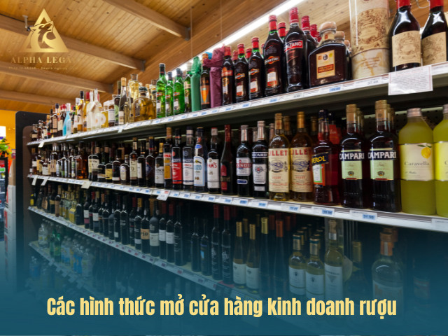 Các hình thức mở cửa hàng rượu