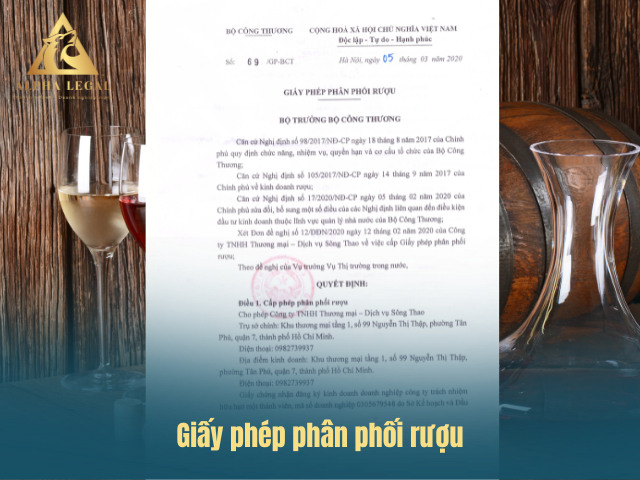 Hồ sơ thủ tục xin giấy phép phân phối rượu