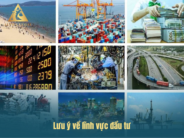 Lưu ý về lĩnh vực đầu tư tại Việt Nam