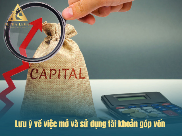 Cân nhắc việc mở và sử dụng vốn góp