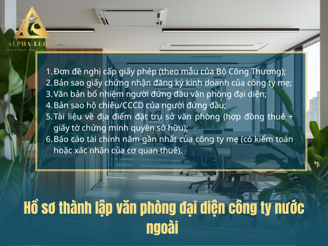 Chuẩn bị hồ sơ thành lập VPĐD công ty nước ngoài
